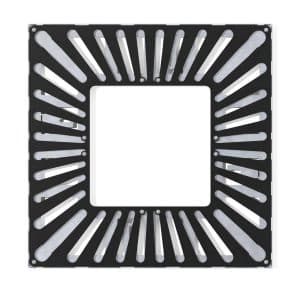 Tree Grille Steel | Rose Design