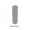 Timber Bollard half pyramid top