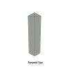Timber Bollard pyramid top