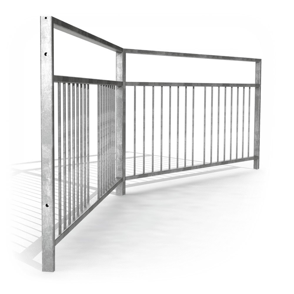Pedestrian guardrail