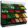 Fruit and vegetable wall display